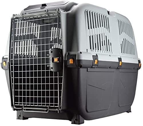 Skudo Iata - Cage de transport homologuée pour chiens et chats (7 tailles au choix) 6 gris